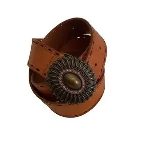 Women\'s Size M Light Brown Fossil Belt Fossil | Accessories | Womens Size M Light Brown Fossil Belt  main image 4